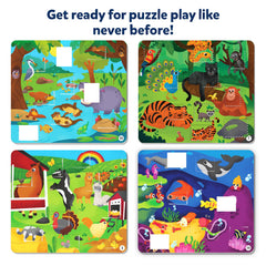 Skillmatics Tape It puzzle sequence 1 to 16, guiding logical problem solving