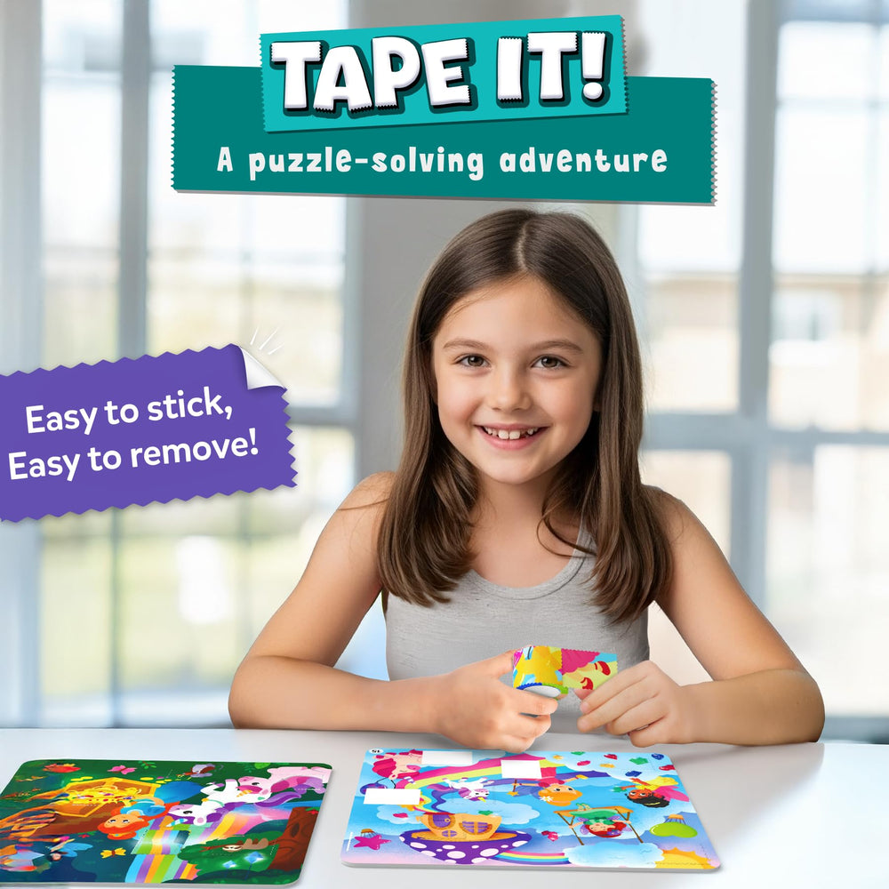 Skillmatics Tape It Puzzle Princess board—engaging, problem-solving activity.