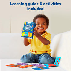 Skillmatics cards focus on shapes for identification and sorting activities