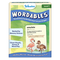 Skillmatics Vocabulary Flash Cards Level 1 visual aids word learning with memorable imagery