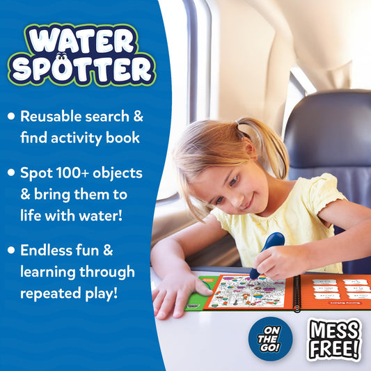 Skillmatics Water Spotter pen lets kids reveal colors with water.