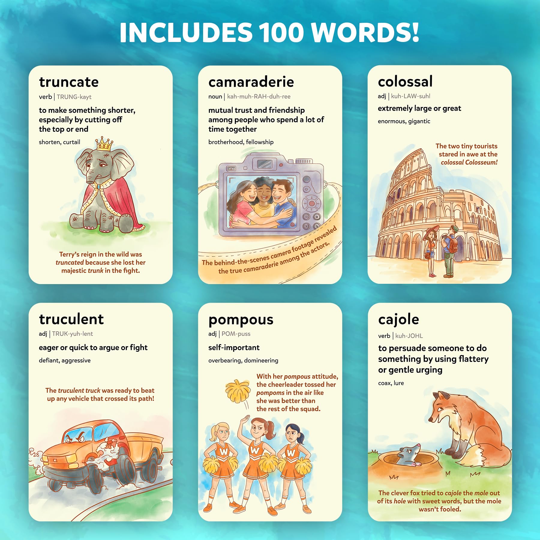 Skillmatics Wordables memory science visuals support long-term retention through vivid associations.