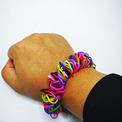 Skin Picking Fidget Bracelet texture detail highlighting soft stretch and smooth surface.