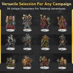 Skinny Minis durable miniatures for tabletop setup, close-up view highlighting full-color artwork.