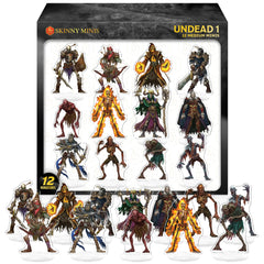 Skinny Minis undead miniature with double-sided art for dynamic encounters.