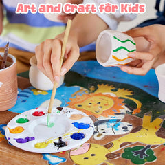 Skirfy pottery wheel kit with painting supplies ready for decorating festive projects