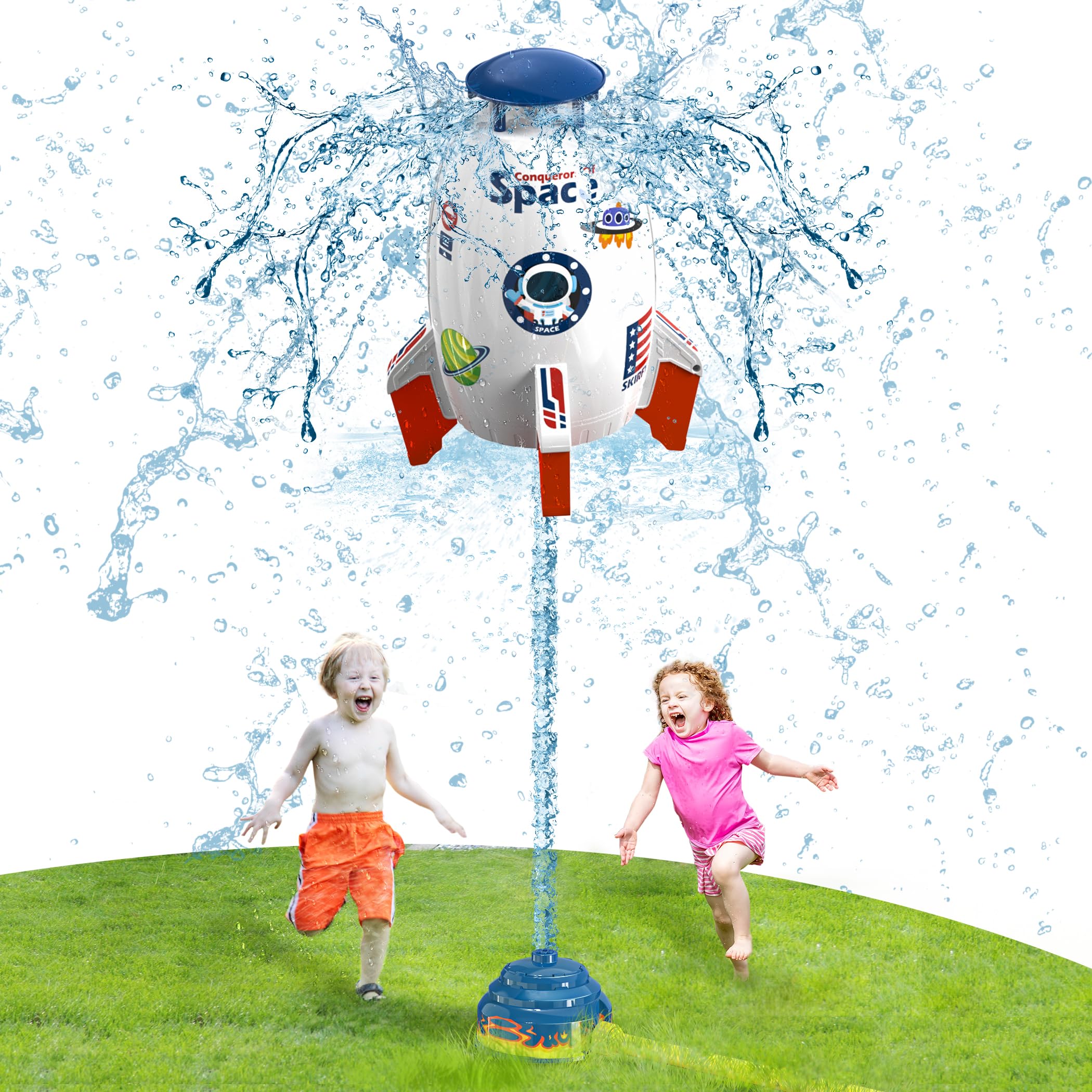 Skirfy Sprinkler Rocket Launcher makes a fun birthday or holiday gift.