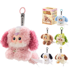 SKOGSKUNST Samuel Puppy Flop Pendant: a cute blind-box puppy figure to wear as a pendant.