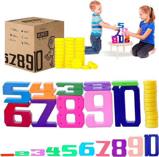 Skoolzy 44pc counting coins learning set ready for play