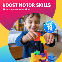 Skoolzy colors and shapes play aids early learning of shapes and colors.