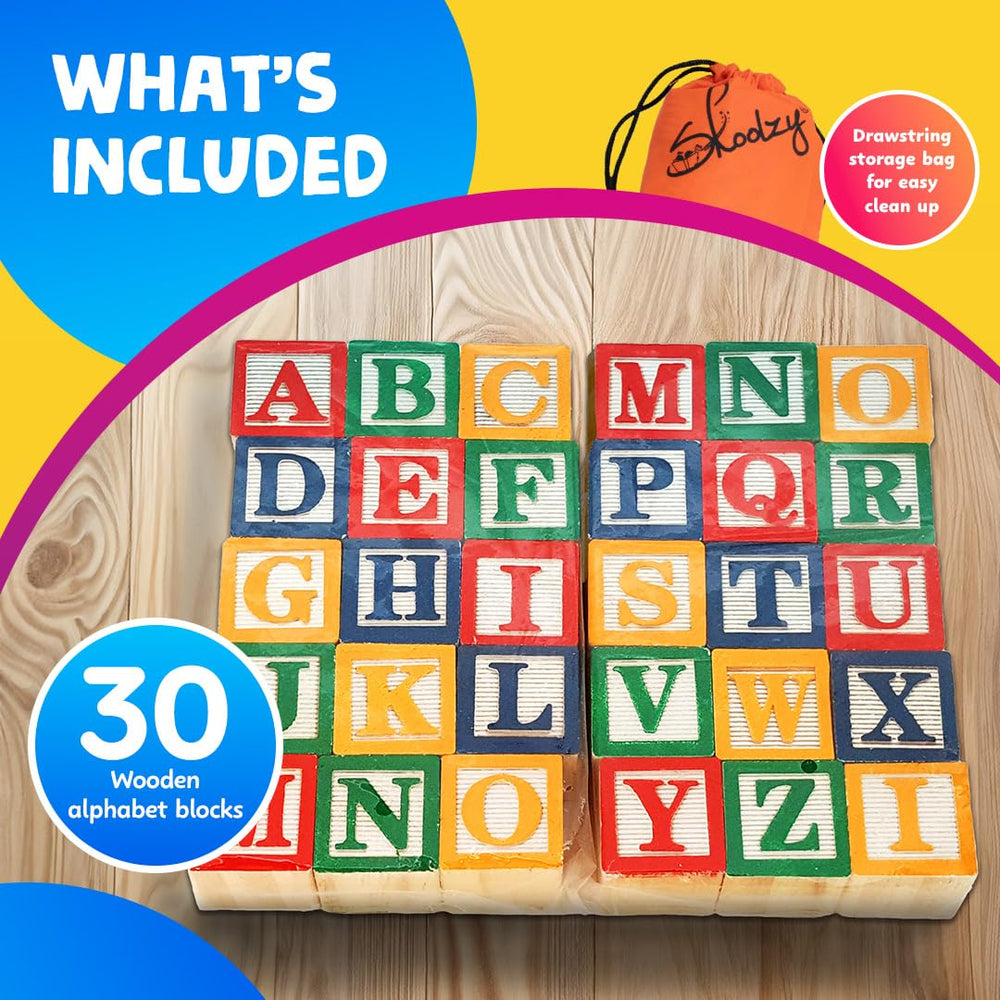 Skoolzy smooth, durable wood provides satisfying tactile feel