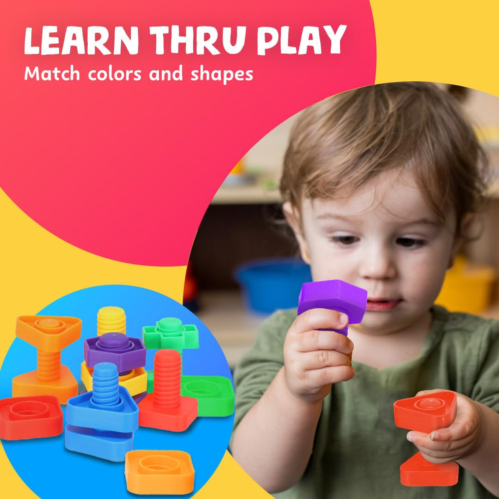 Skoolzy fine motor twisting toys encourage finger dexterity during trips.