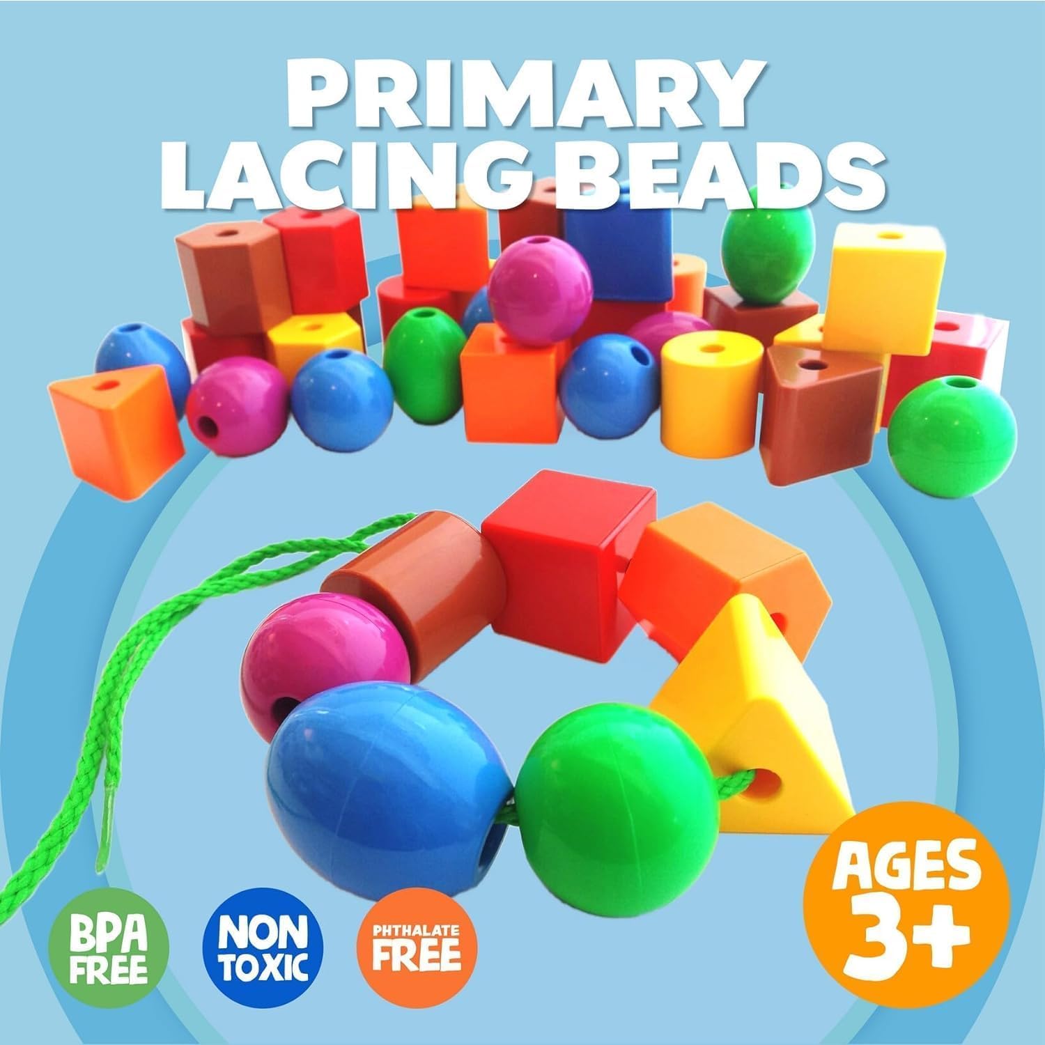 Skoolzy travel storage bag keeps beads organized for on-the-go learning.