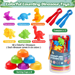Skrtuan color sorting bowls aiding color recognition and sorting