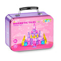 SKTMYY travel magnetic tiles pink box for on-the-go creativity.