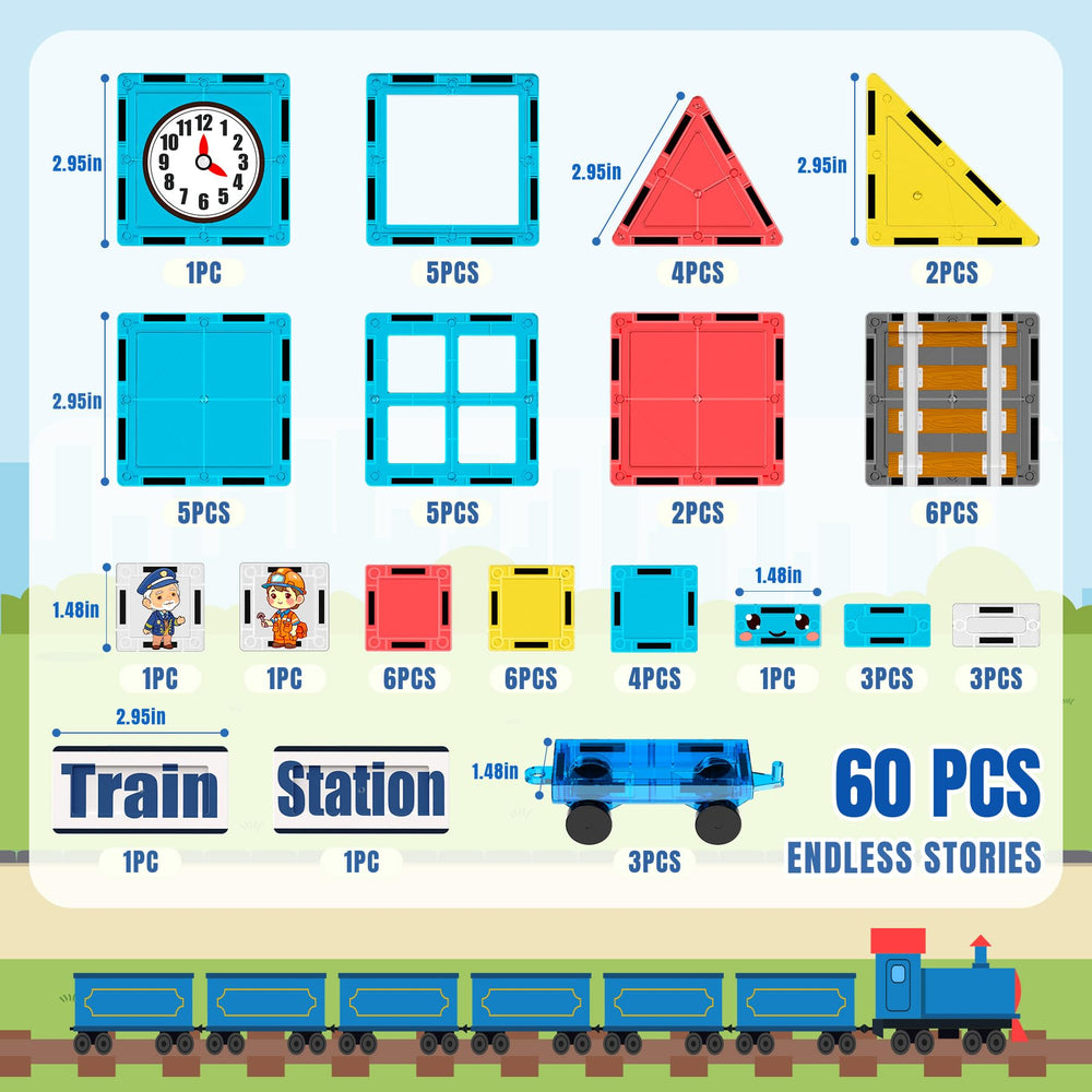 SKTMYY Creative Role-Play with Train Cars encourages teamwork and storytelling.