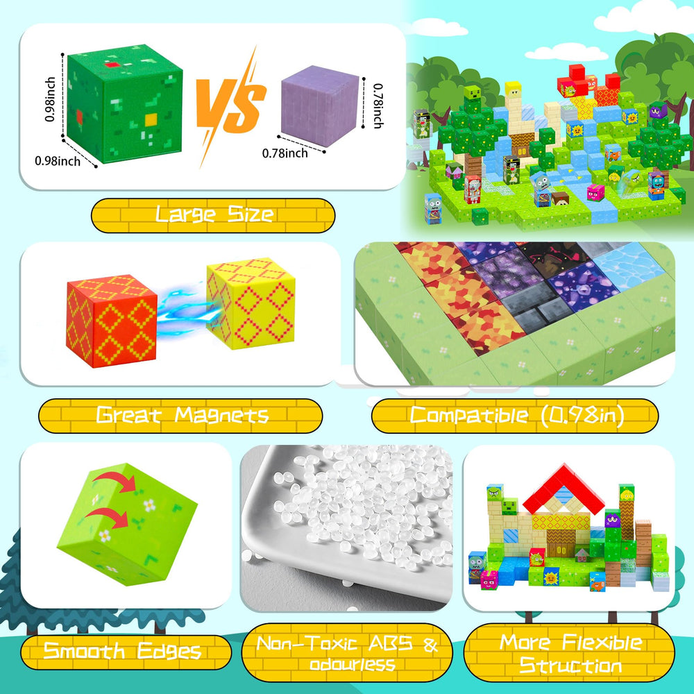 Compatible with other brands, SKTMYY blocks expand versatile building options.