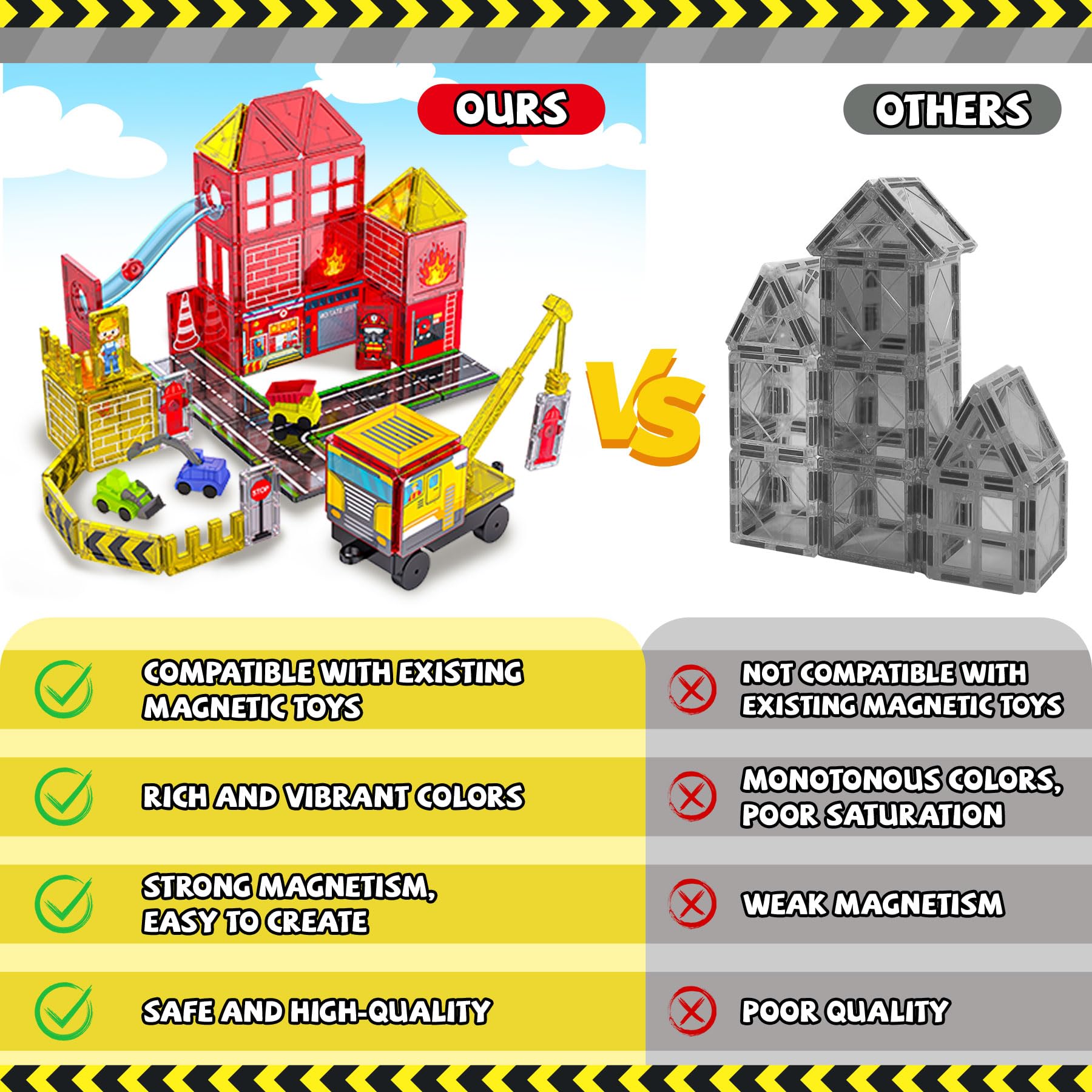 SKTMYY magnetic tiles road network supports open-ended city design.