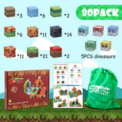 SKTMYY magnetic blocks presented as a versatile Montessori style gift.