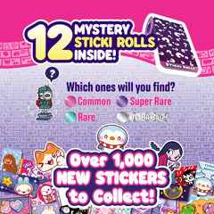 Quick-Grip clasp lets you swap Sticki Rolls quickly for fresh looks