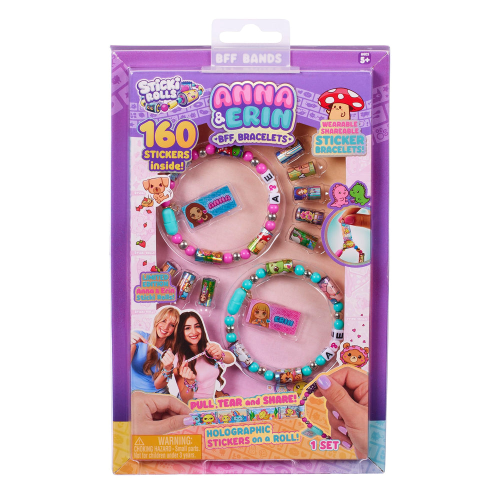 Sky Castle Sticki Rolls AE charms detail on bracelet