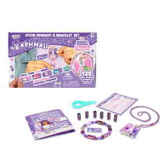 Sky Castle Sticki Rolls on Aphmau bracelet for playful sticker sharing