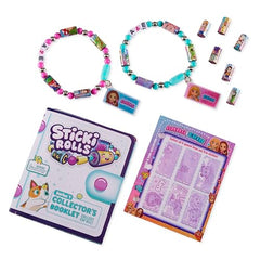 Sky Castle Sticki Rolls Anna & Erin bracelet in action for sharing
