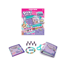 Sky Castle Sticki Rolls bracelet showcases pullable holographic stickers for easy sharing.