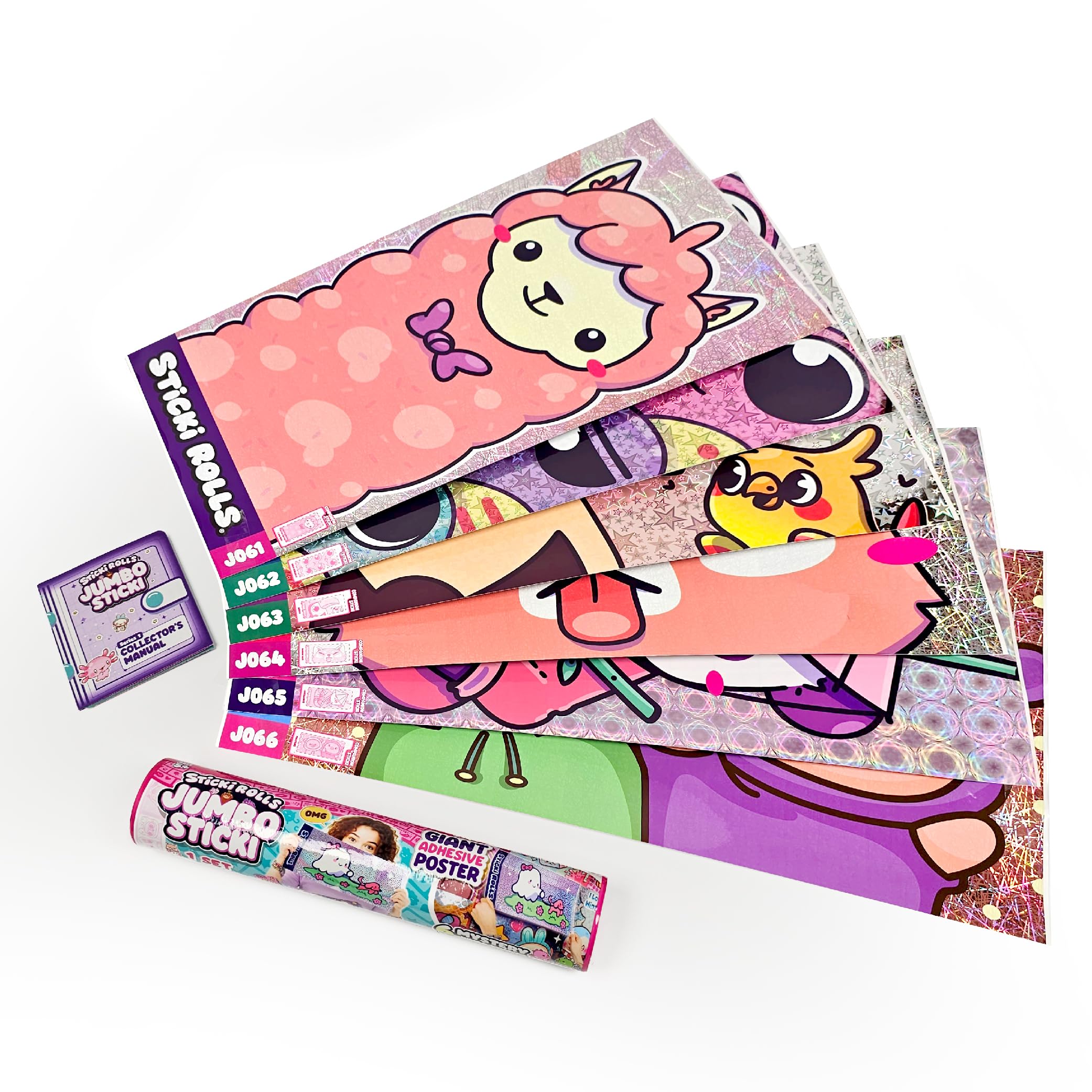 Sky Castle Sticki Rolls capsule with holographic foil designs for walls and mirrors.
