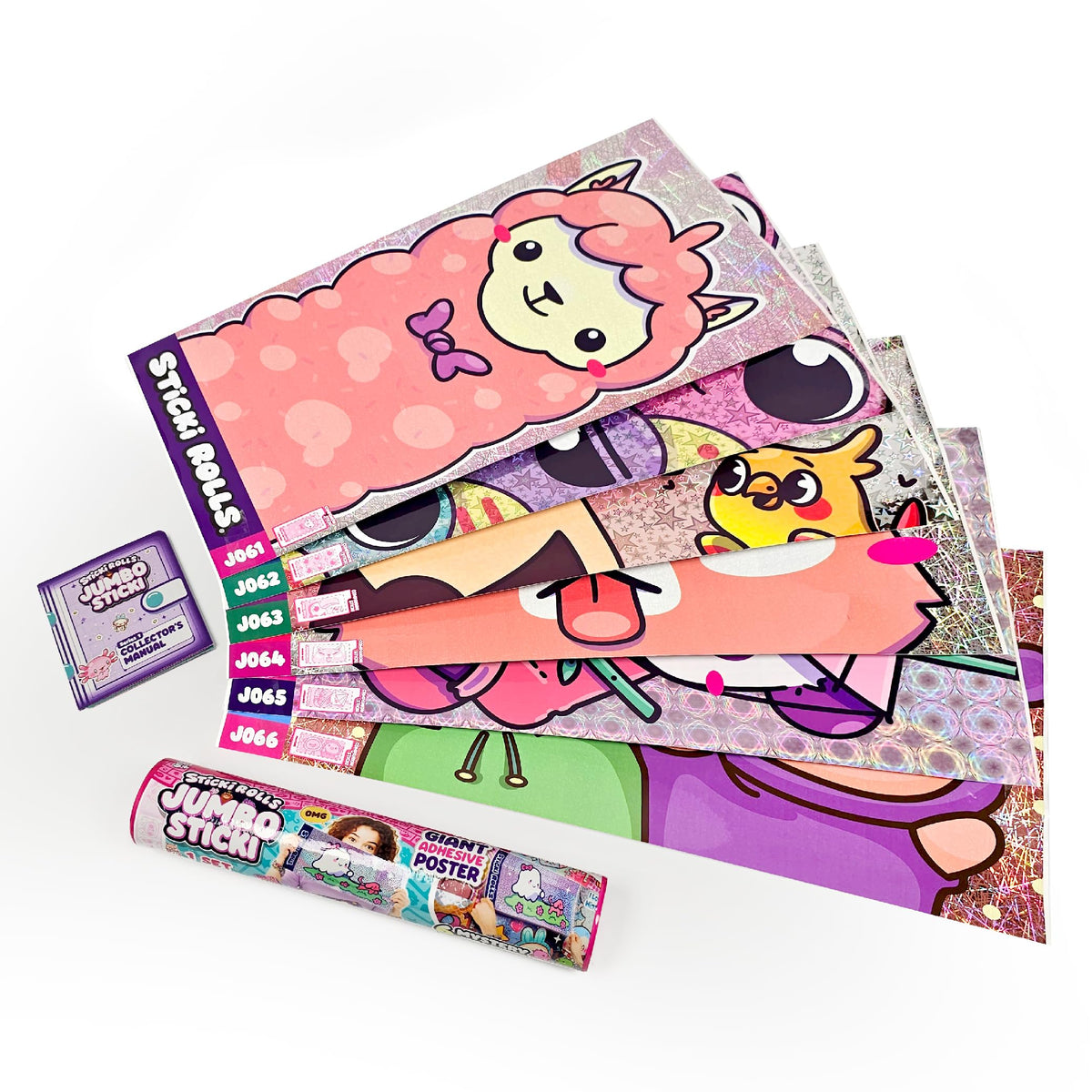 Sky Castle Sticki Rolls capsule with holographic foil designs for walls and mirrors.