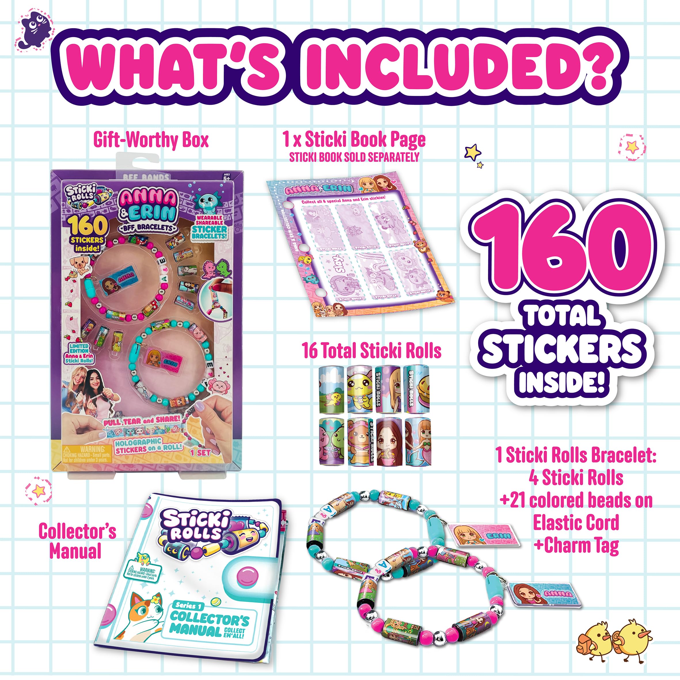 Sky Castle Sticki Rolls bracelet materials for comfort