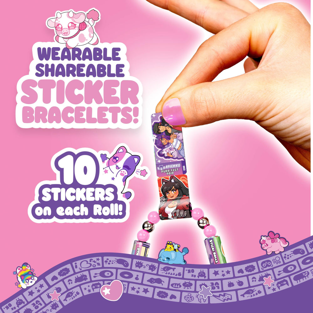Sky Castle Sticki Rolls foil stickers fanned for mix-and-match creativity