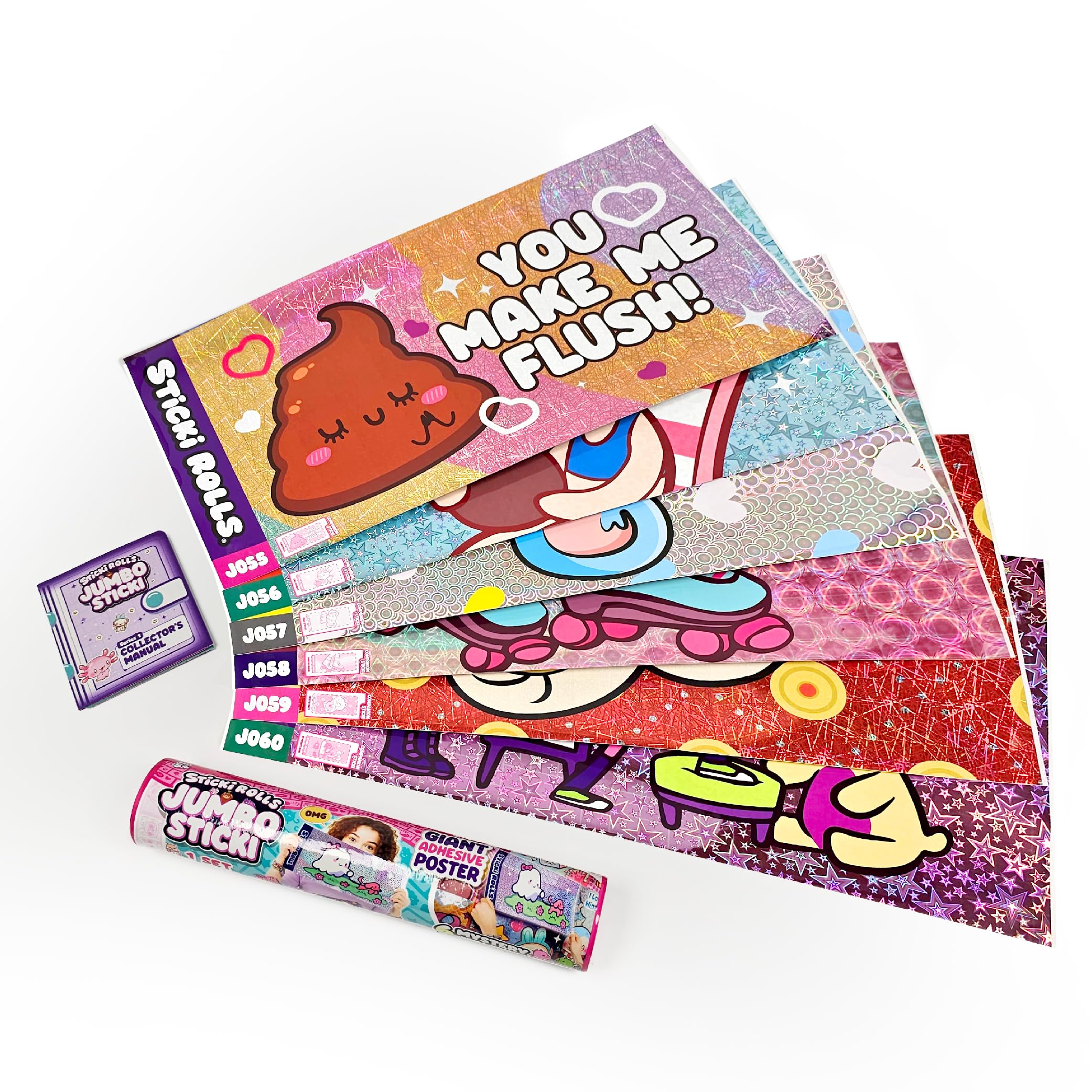 Sky Castle Sticki Rolls Jumbo foil roll collection adds vibrant color to kids' rooms.