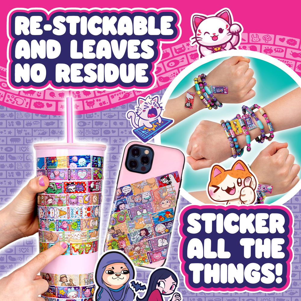 Recyclable core and Quick-Grip clasp for easy swapping.