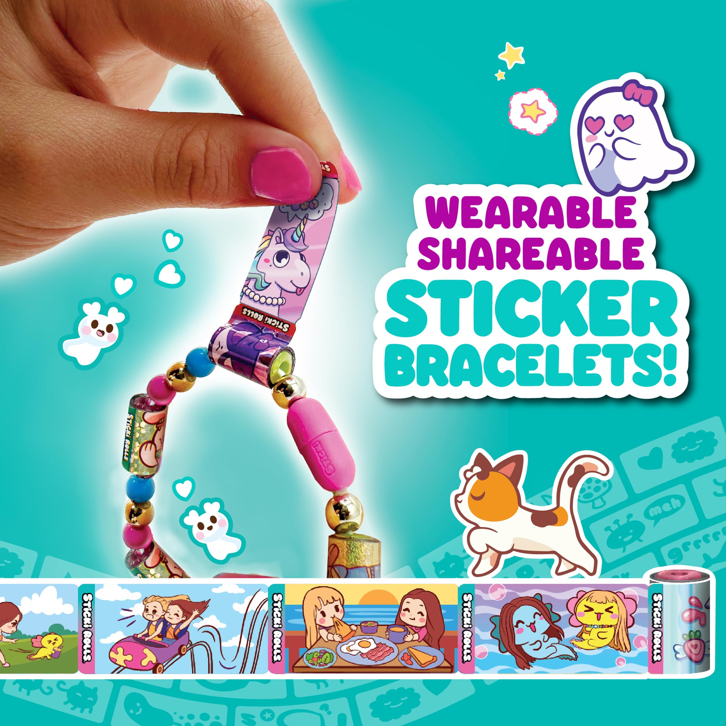 Sky Castle Sticki Rolls replaceable system keeps bracelets intact