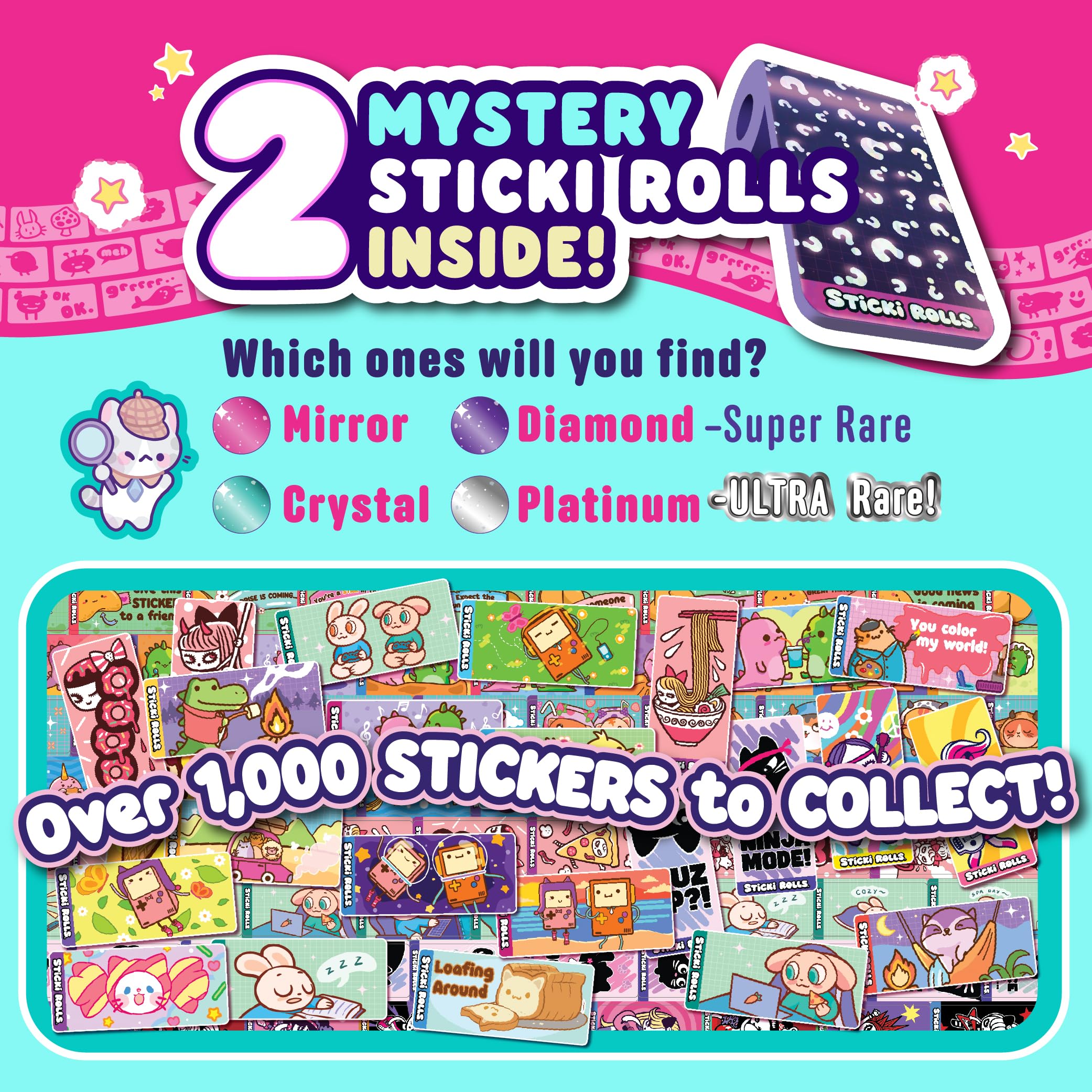 Sky Castle Sticki Rolls restickable stickers reposition across items