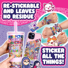 Sky Castle Sticki Rolls pack includes seventy stickers for decorating.