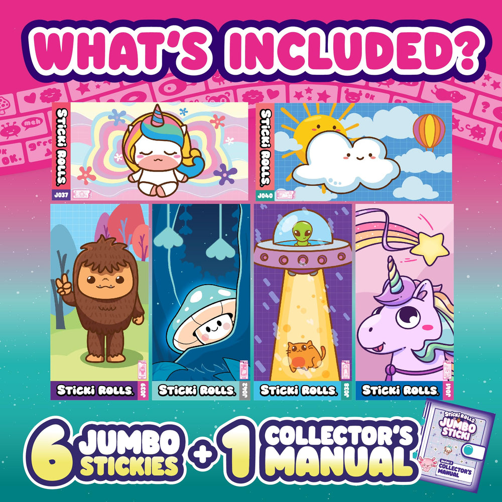 Sky Castle Sticki Rolls unboxing capsule reveal promises collectible fun and surprise.
