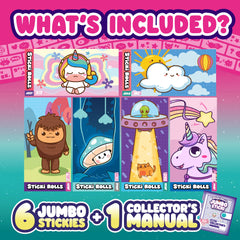 Sky Castle Sticki Rolls unboxing capsule reveal promises collectible fun and surprise.