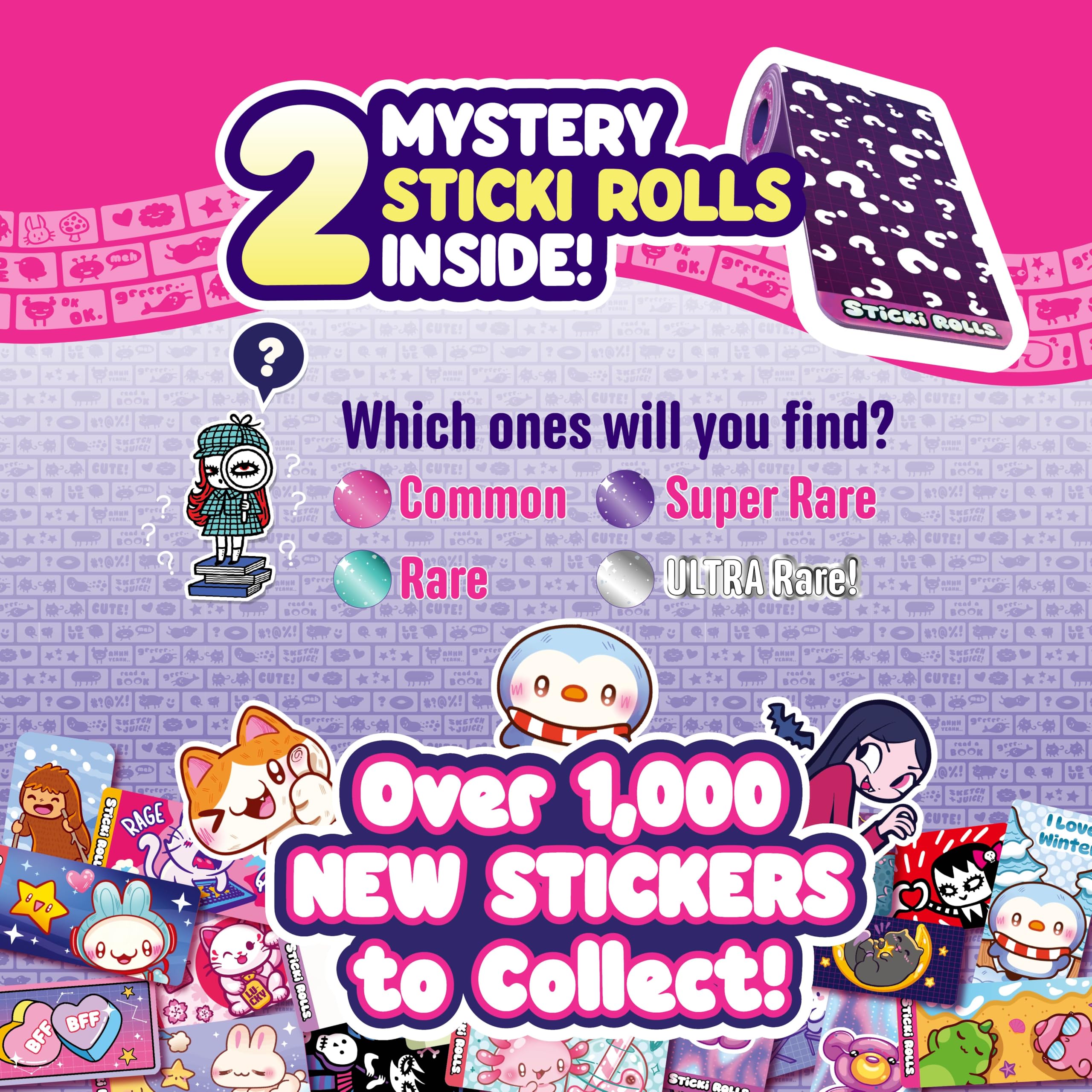 Pink Series 2 design highlights on wearable, shareable sticker bracelet.