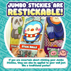 Sky Castle Sticki Rolls One Art Style roll featuring unique characters
