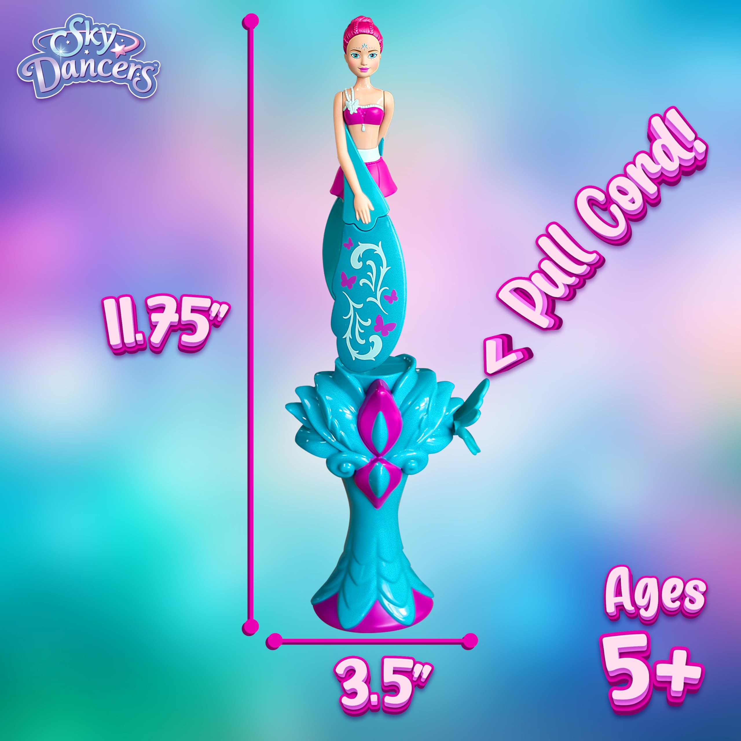 Sky Dancers Turquoise Twinkle a thoughtful gift for kids six and up.