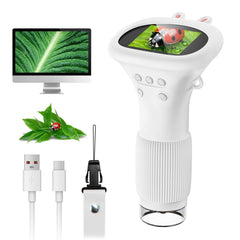 SKYBASIC Kids Microscope with 2-inch display for clear learning