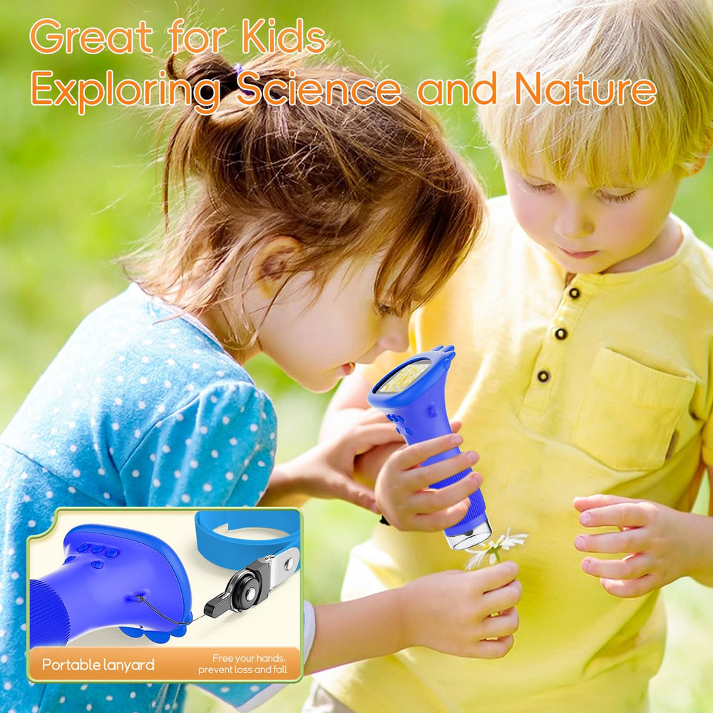 SkyBASIC microscope offers simple operation for kids to observe object details.