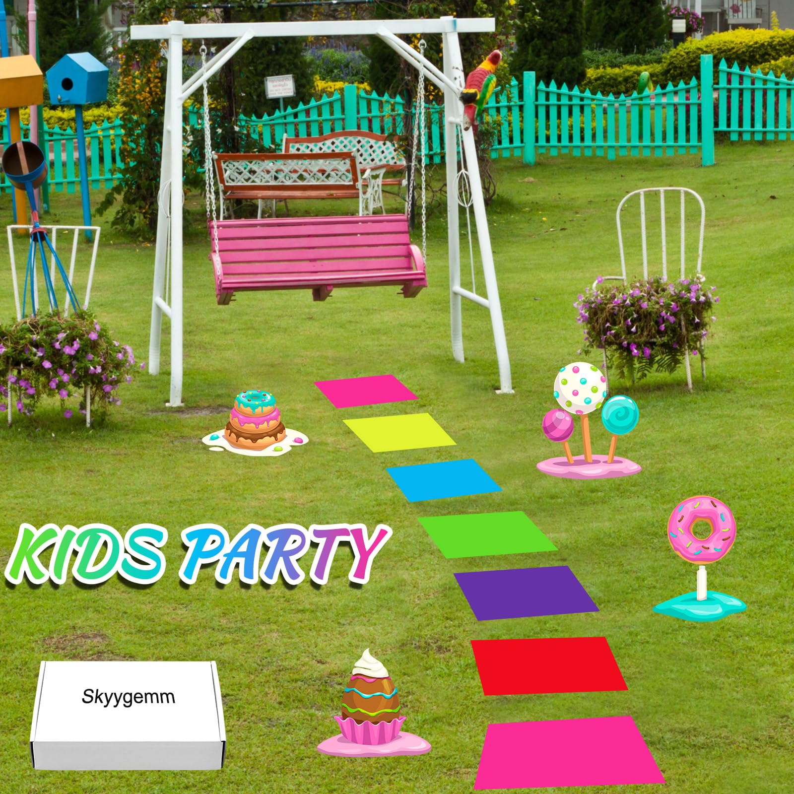 Skyygemm land-themed decor sparks imagination for princess and party themes