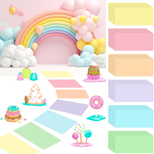 Skyygemm pastel floor stickers brighten any party space and create a playful path.