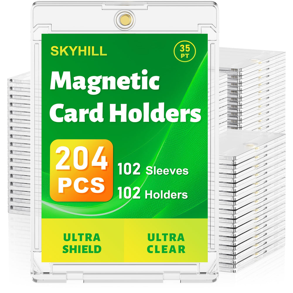 Skyhill 102ct magnetic card holders full set in an organized display