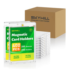 Skyhill magnetic card holders reveal clear card art with durable protection