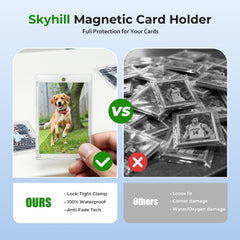 Skyhill 35pt interior fits standard cards snugly for stable storage