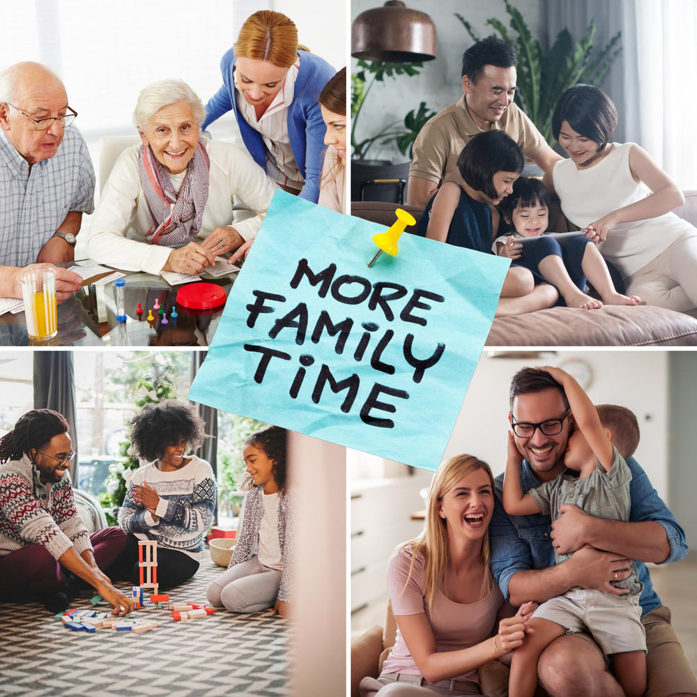 Skyler Imagination Faceoff laughter-filled moments make memories during family nights.